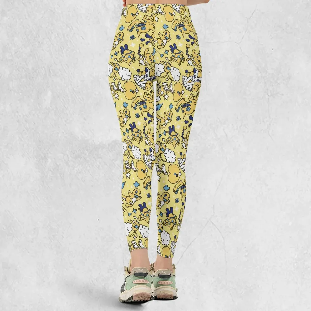 Shiny Magikarp Pokemon Pattern Legging - 3