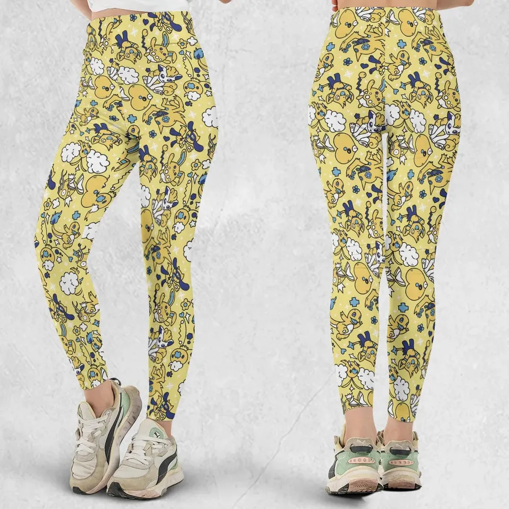 Shiny Magikarp Pokemon Pattern Legging - 1