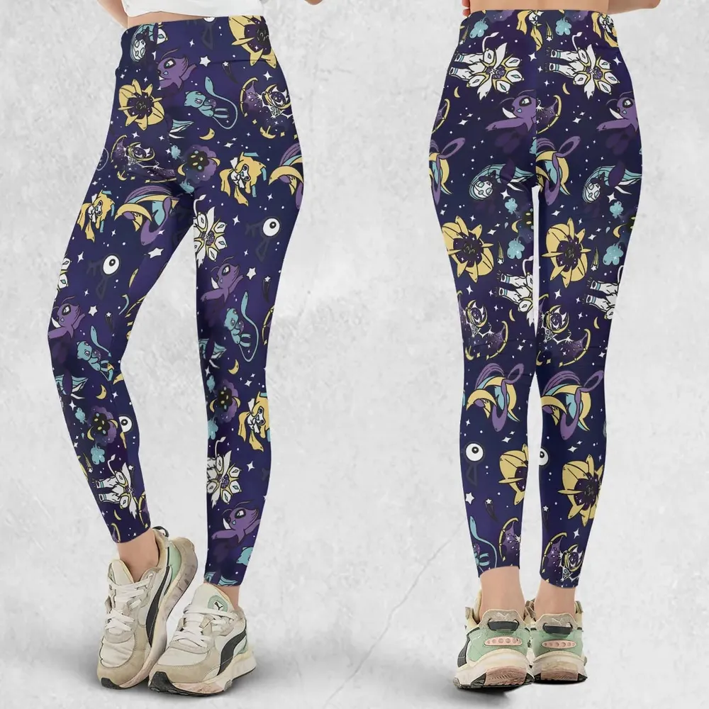 Galaxy Mew Psychic Type Pokemon Legging - 1