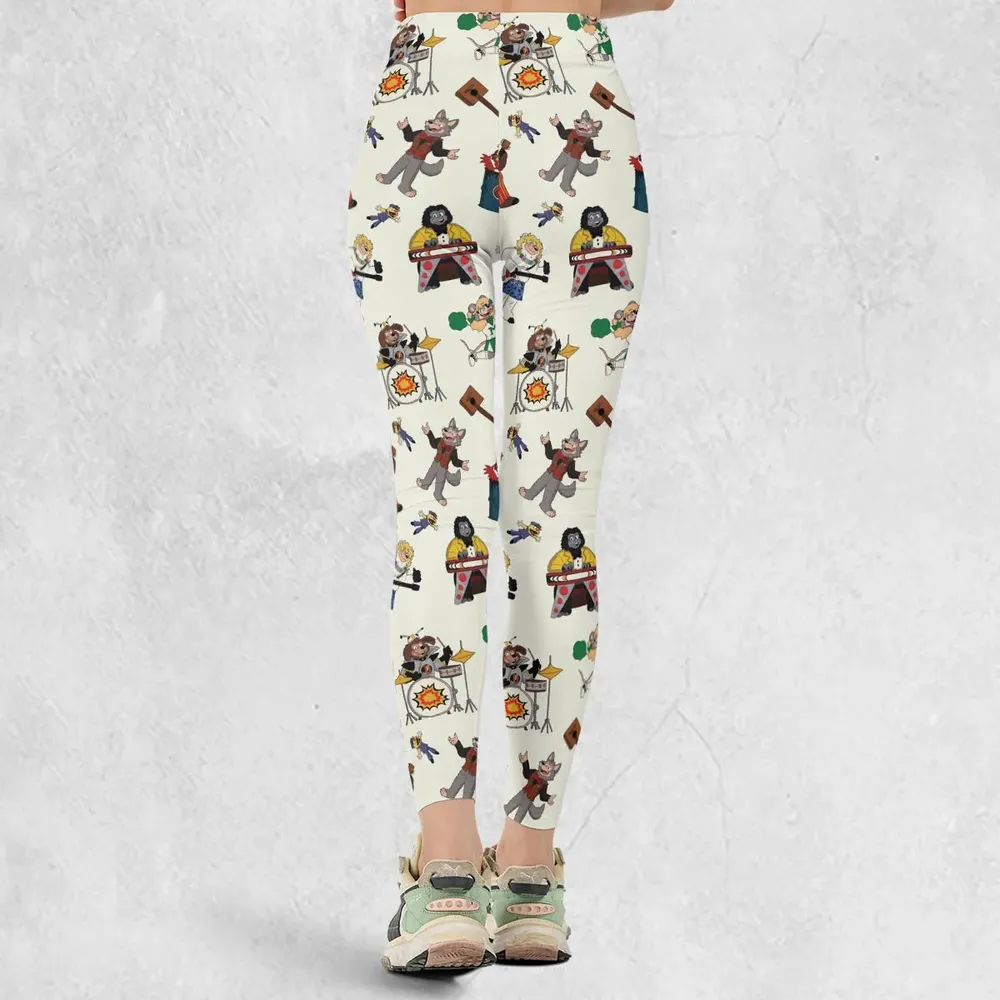 The Rock-afire Explosion Pattern Legging - 3
