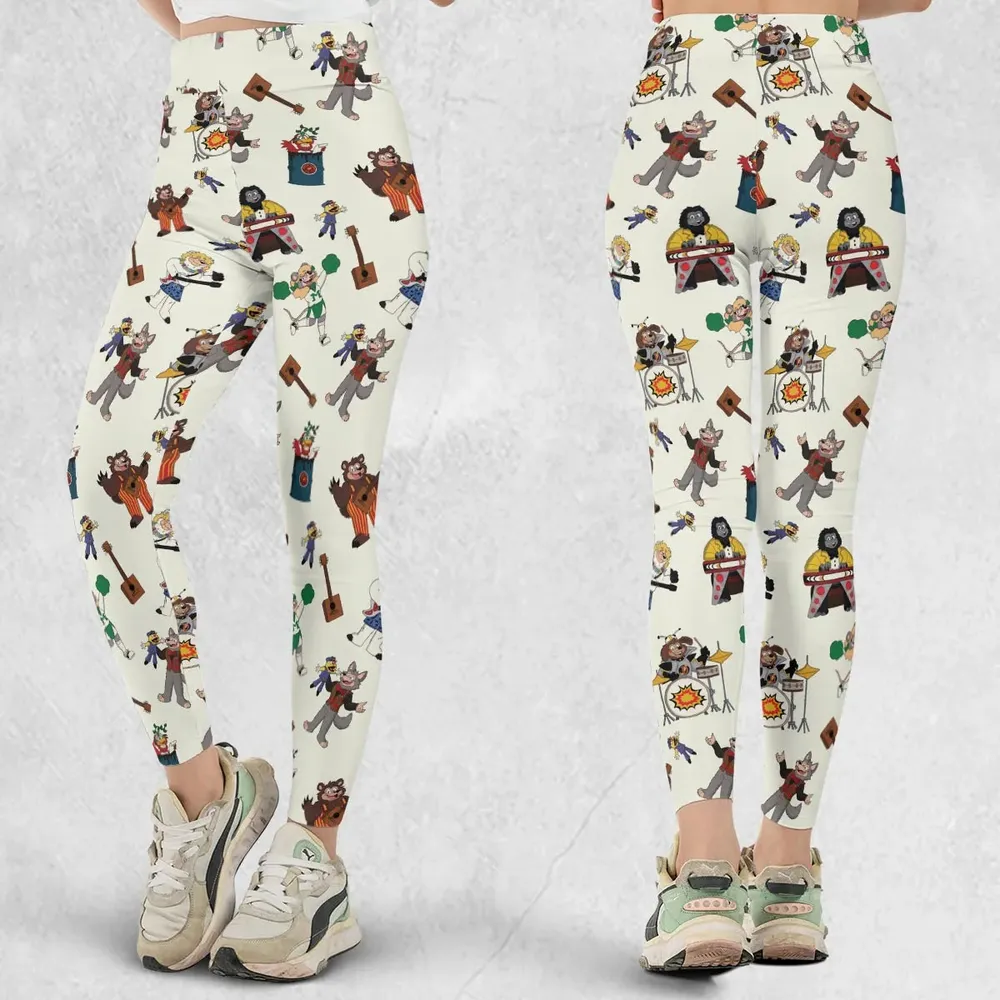 The Rock-afire Explosion Pattern Legging - 1