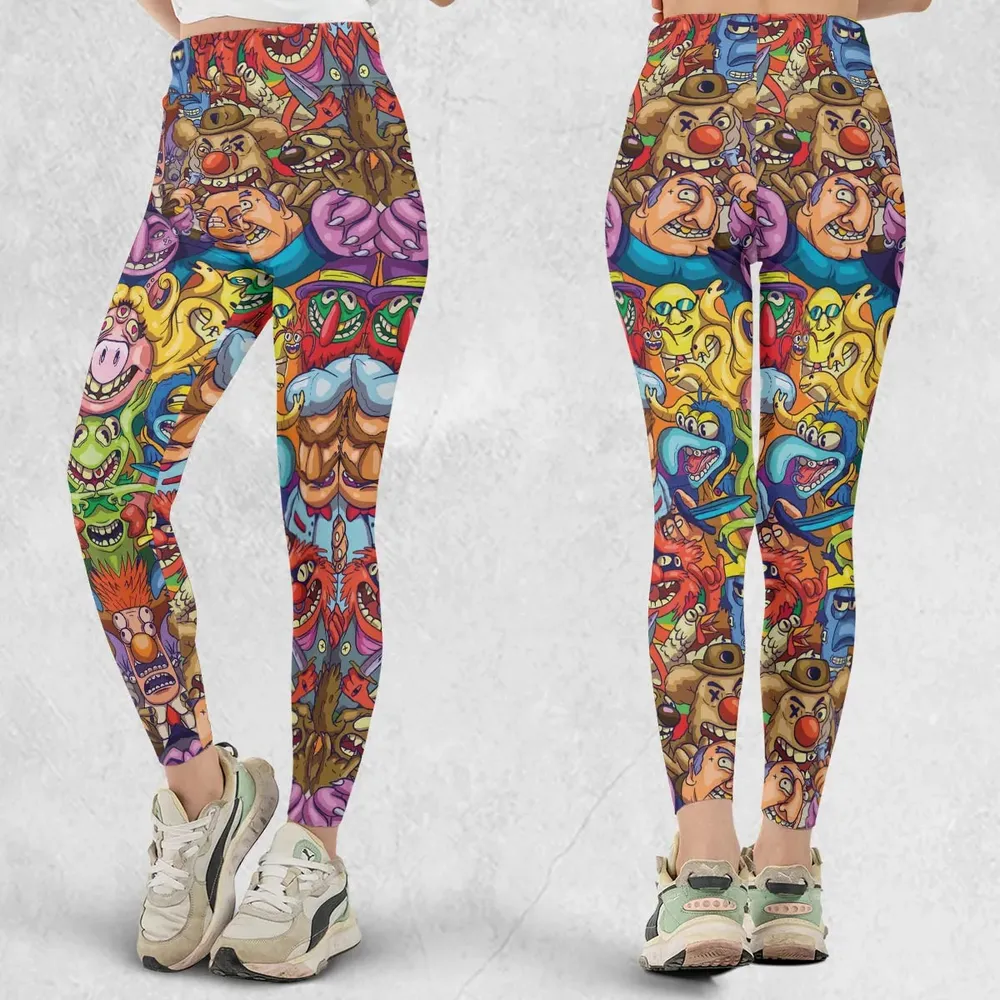Monster Muppets The Muppets Characters Legging - 1