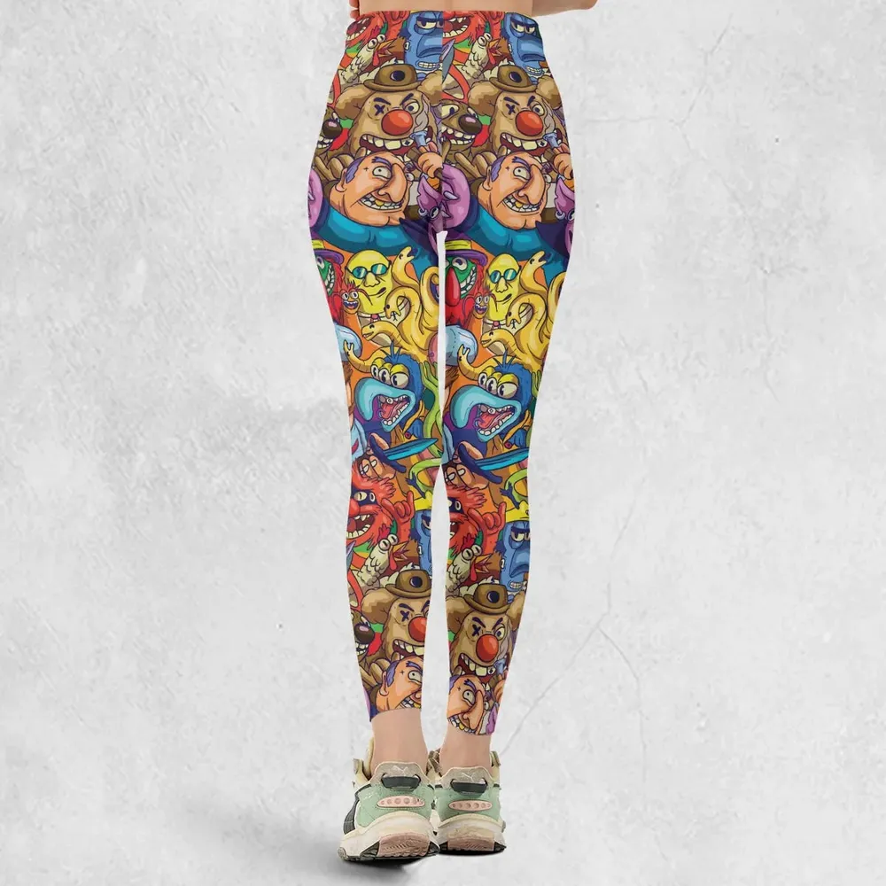 Monster Muppets The Muppets Characters Legging - 3