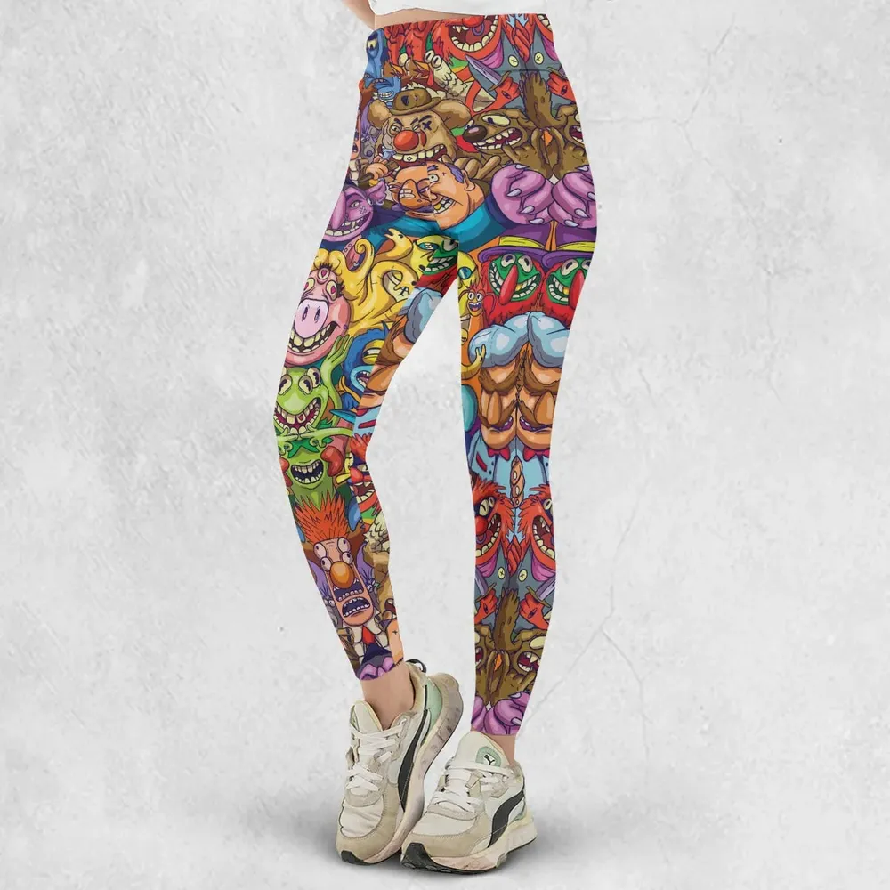 Monster Muppets The Muppets Characters Legging - 2