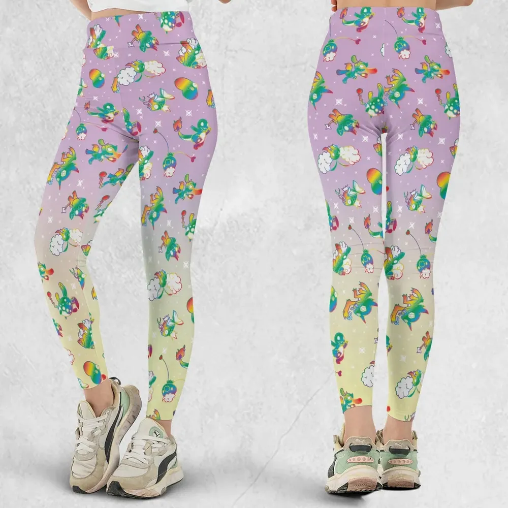 Rainbow Pokemon Pattern Legging - 1