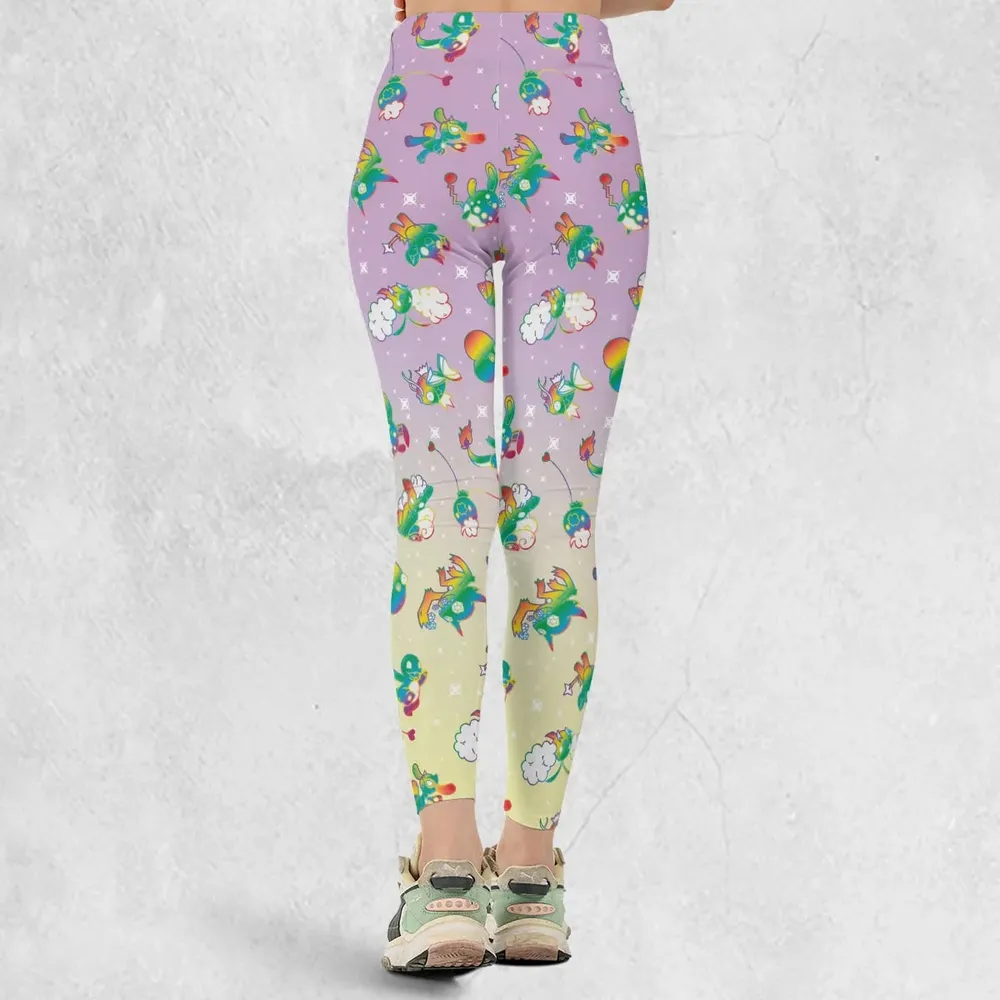 Rainbow Pokemon Pattern Legging - 3