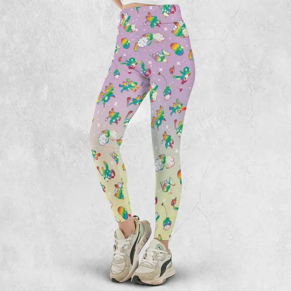 Rainbow Pokemon Pattern Legging - 2