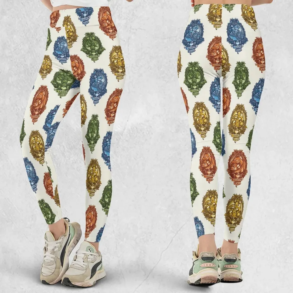 Water Grass Electric Fire I Choose Pattern Legging - 1