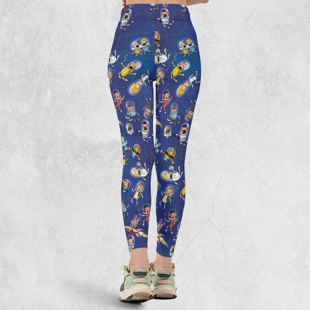 Outer Space Bob's Burgers Legging - 3