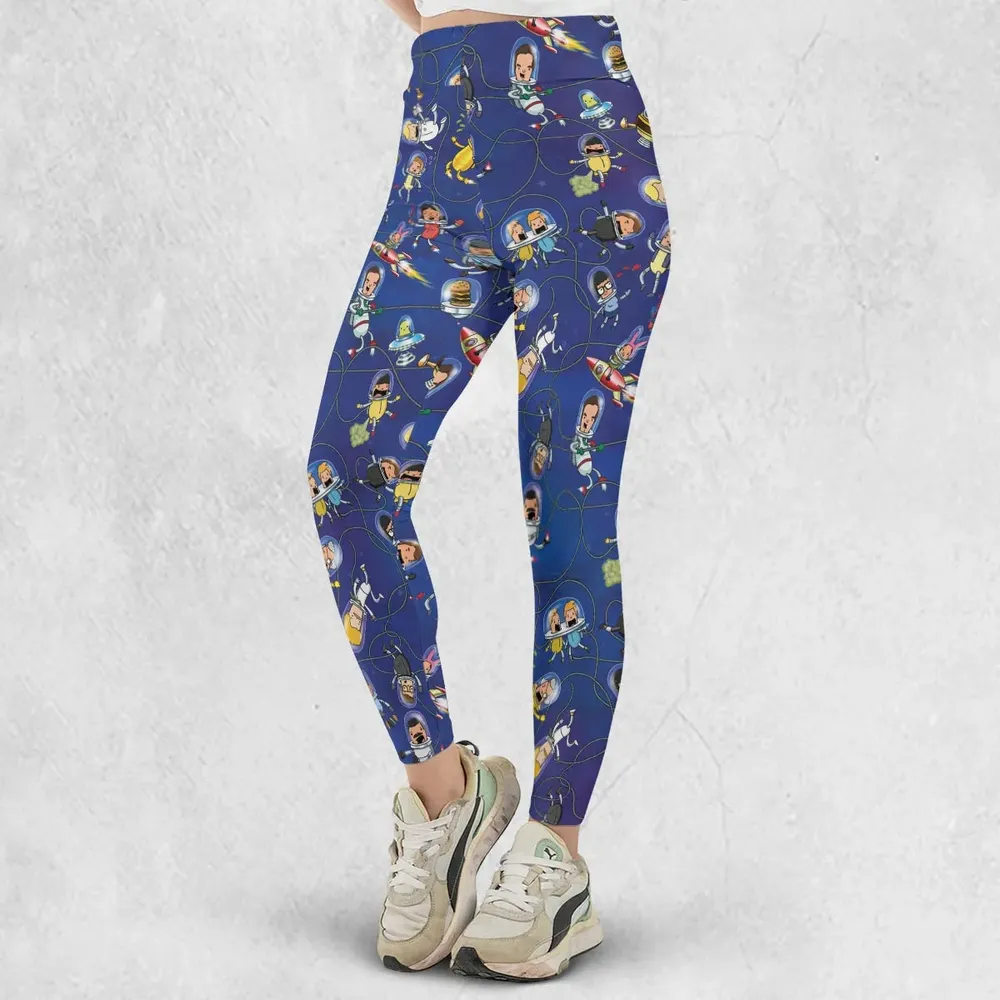 Outer Space Bob's Burgers Legging - 2