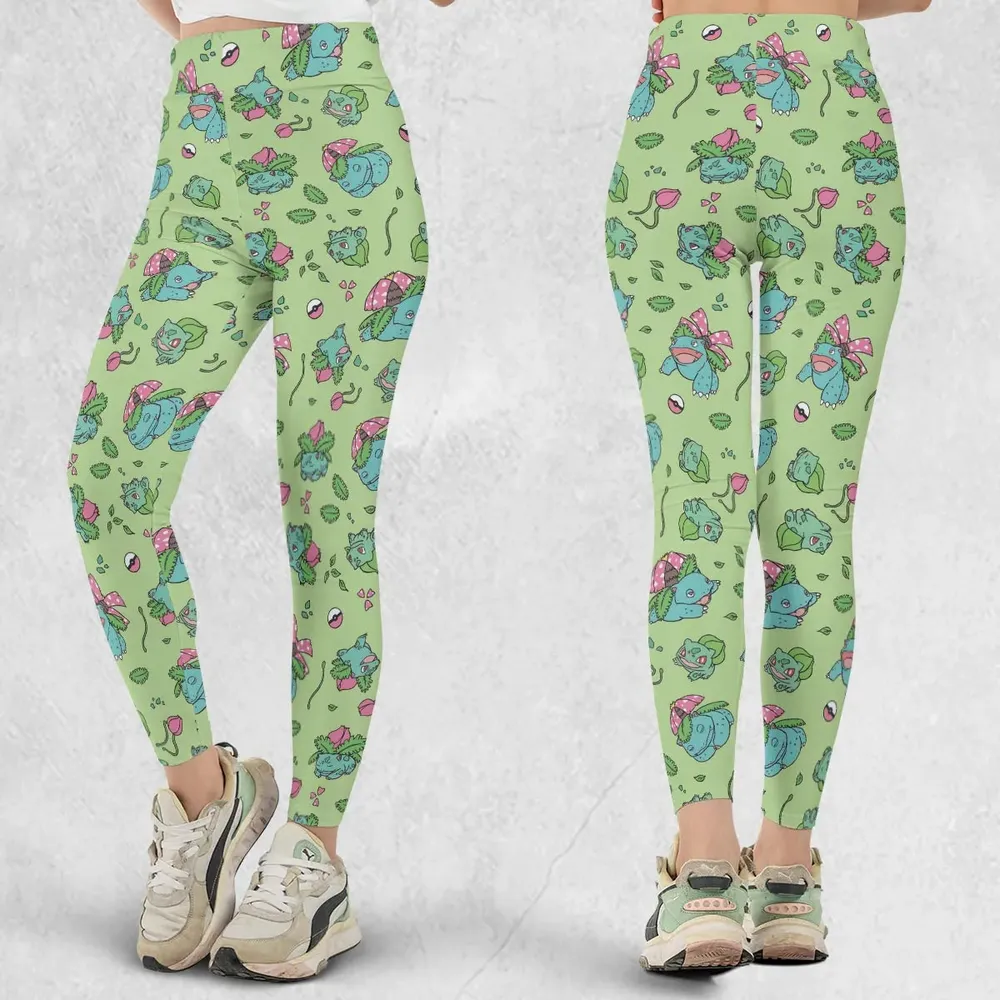 Venusaur Ivysaur and Bulbasaur Pokemon Legging - 1