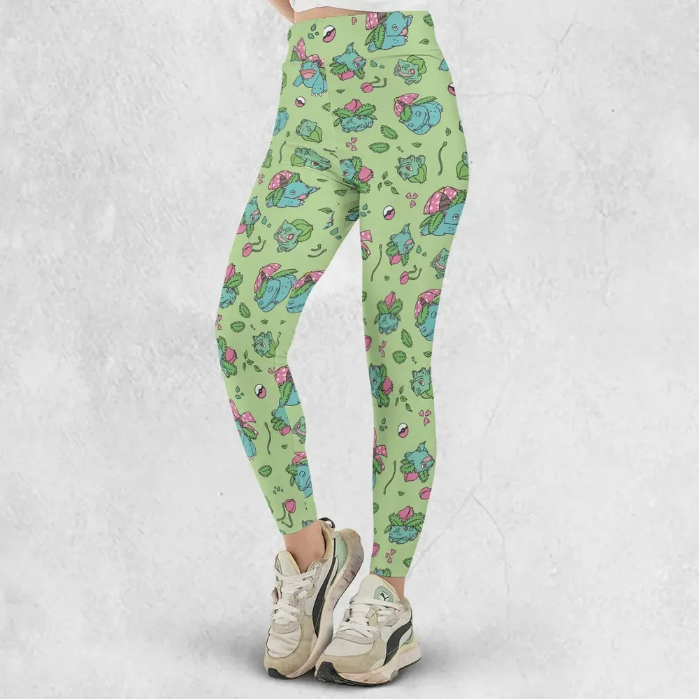 Venusaur Ivysaur and Bulbasaur Pokemon Legging - 2