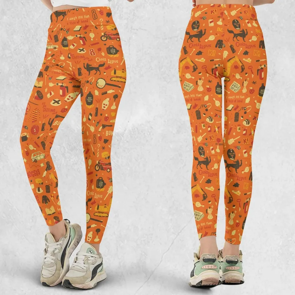 Fantastic Mr. Fox Pattern Legging - 1