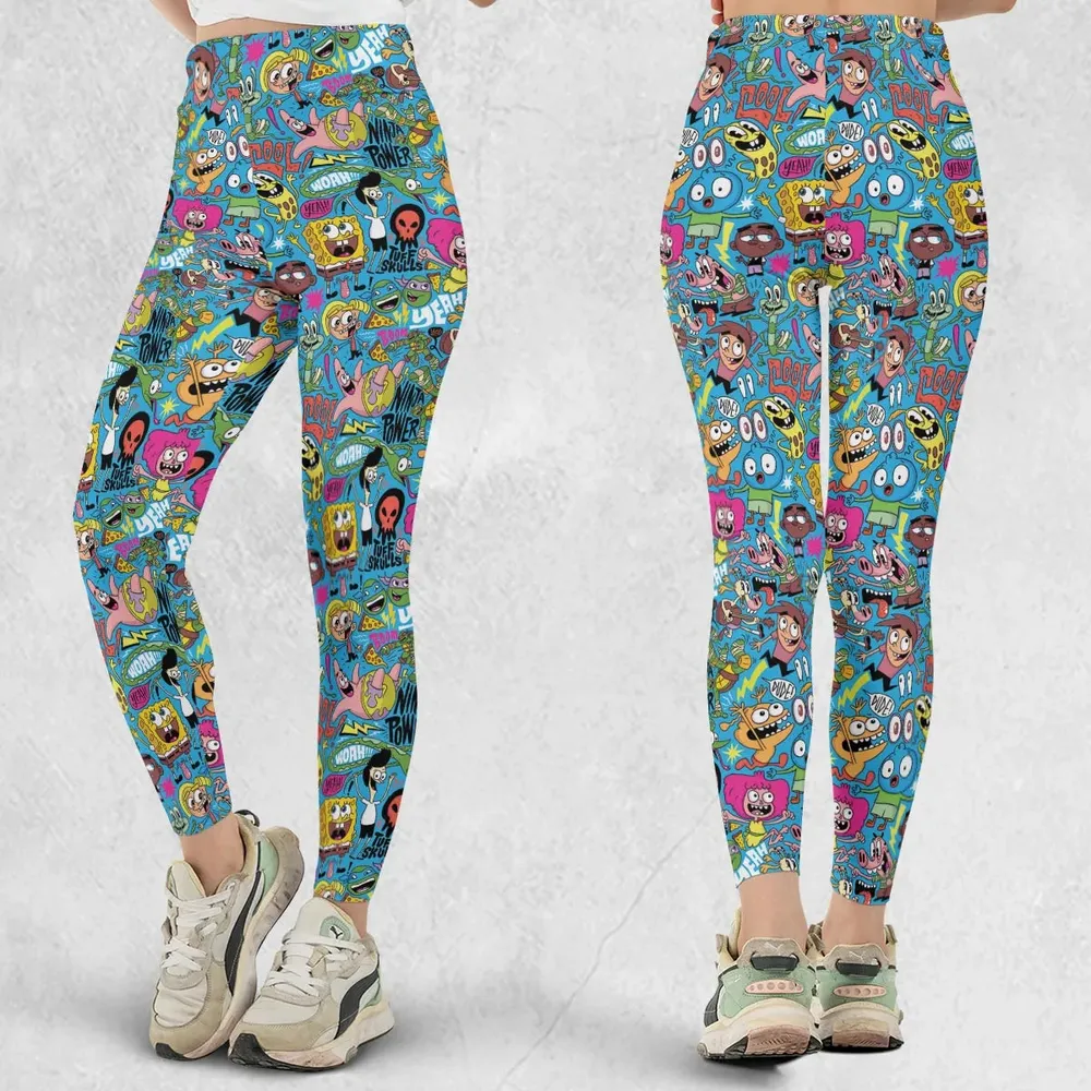 Nickelodeon's Characters Patterns Legging - 1