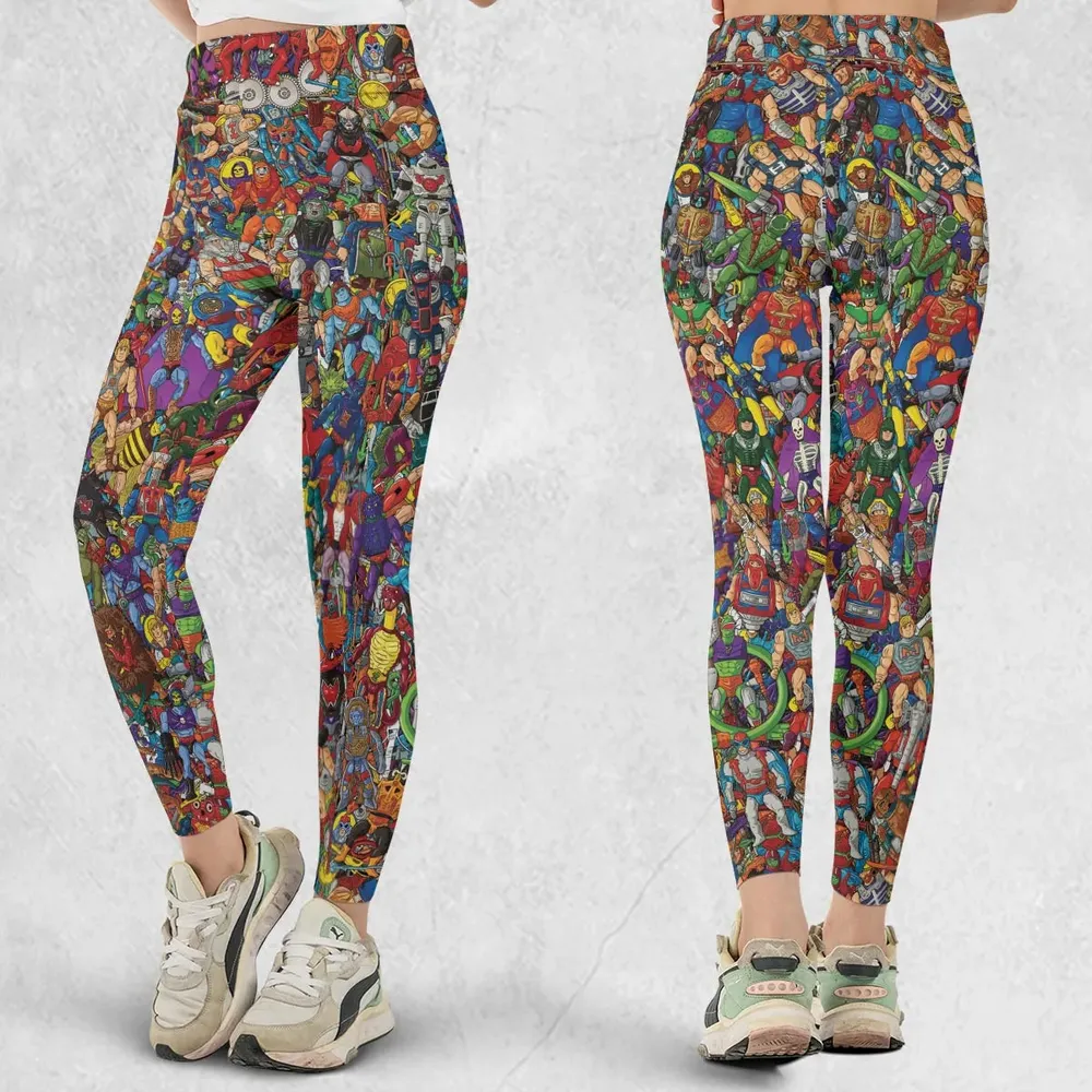 MOTU's Characters Figure Pattern He-man and The Masters of The Universe Legging - 1