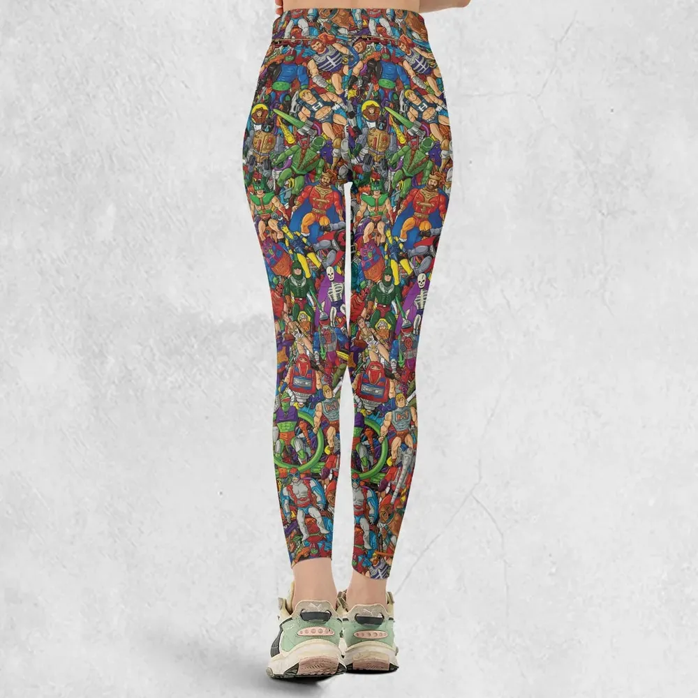 MOTU's Characters Figure Pattern He-man and The Masters of The Universe Legging - 3