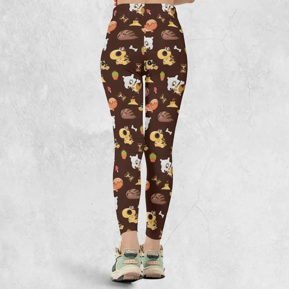 Ground Type Pokemon Pattern Legging - 3