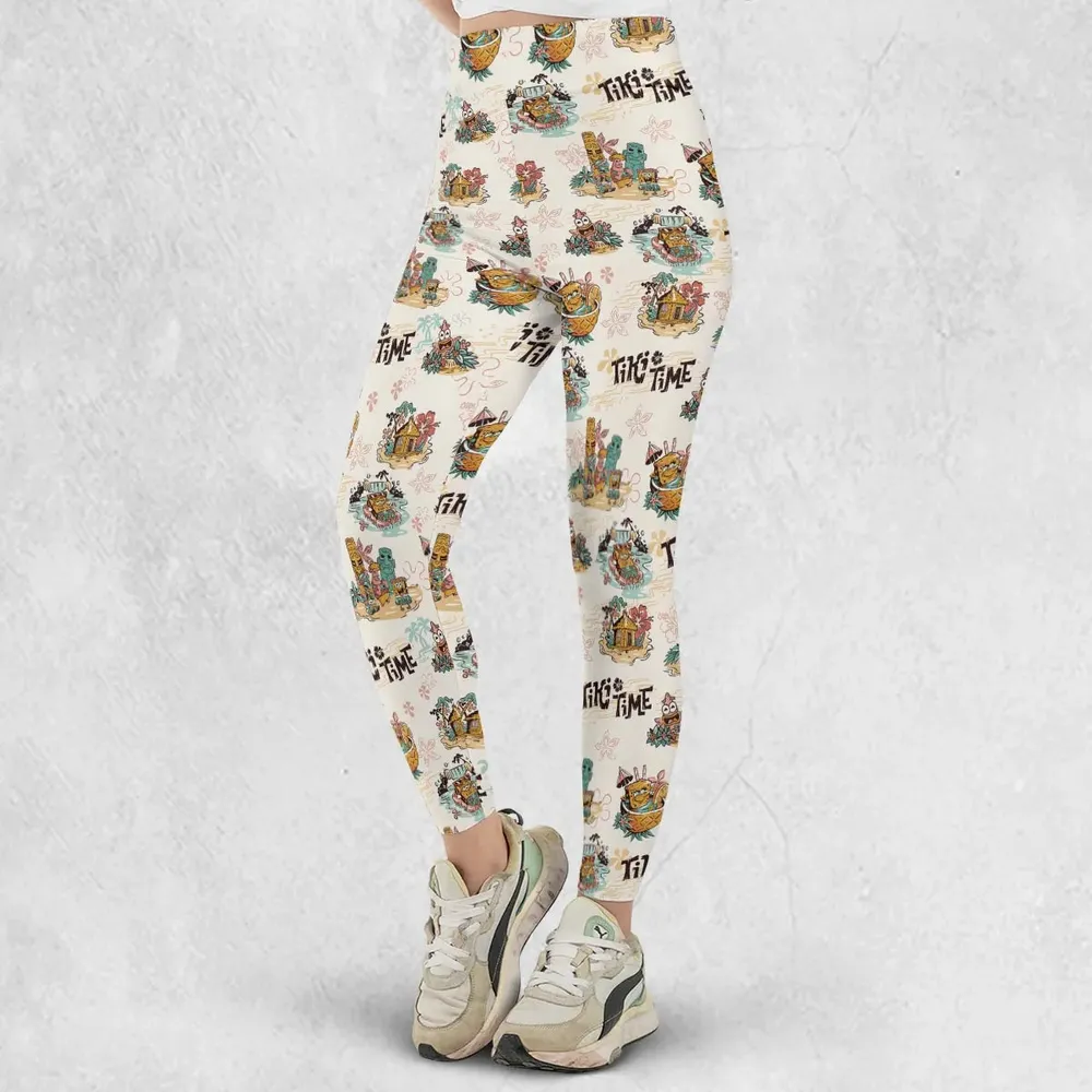 Patrick Squidward SpongeBob SquarePants Aloha Legging - 2