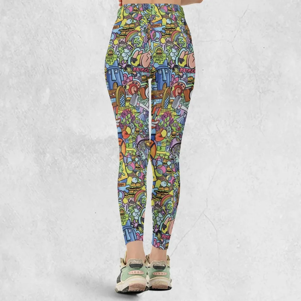 Under The Sea Characters Legging - 3