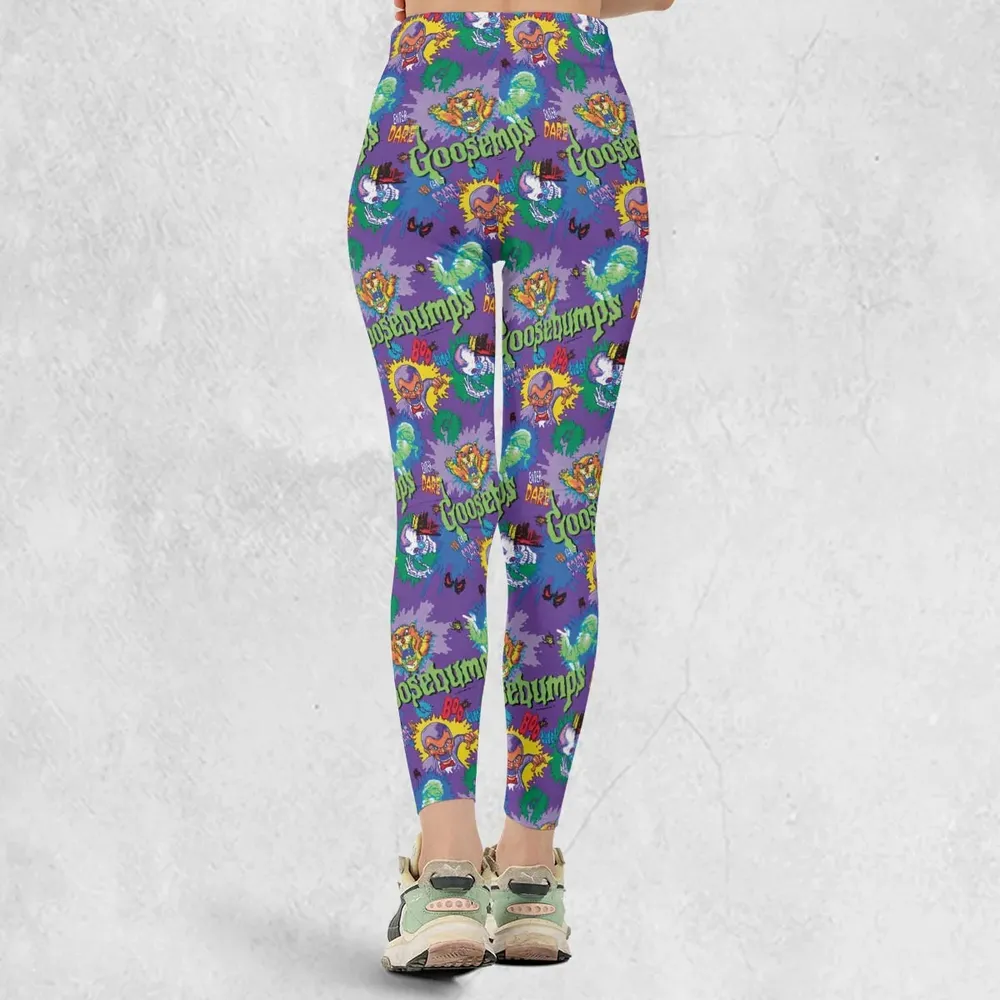 You Can't Scare Me Goosebumps Legging - 3