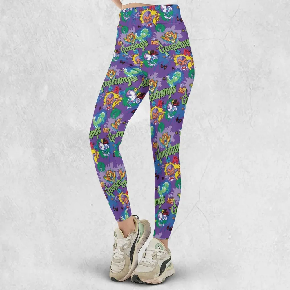 You Can't Scare Me Goosebumps Legging - 2