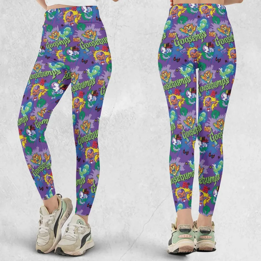 You Can't Scare Me Goosebumps Legging - 1