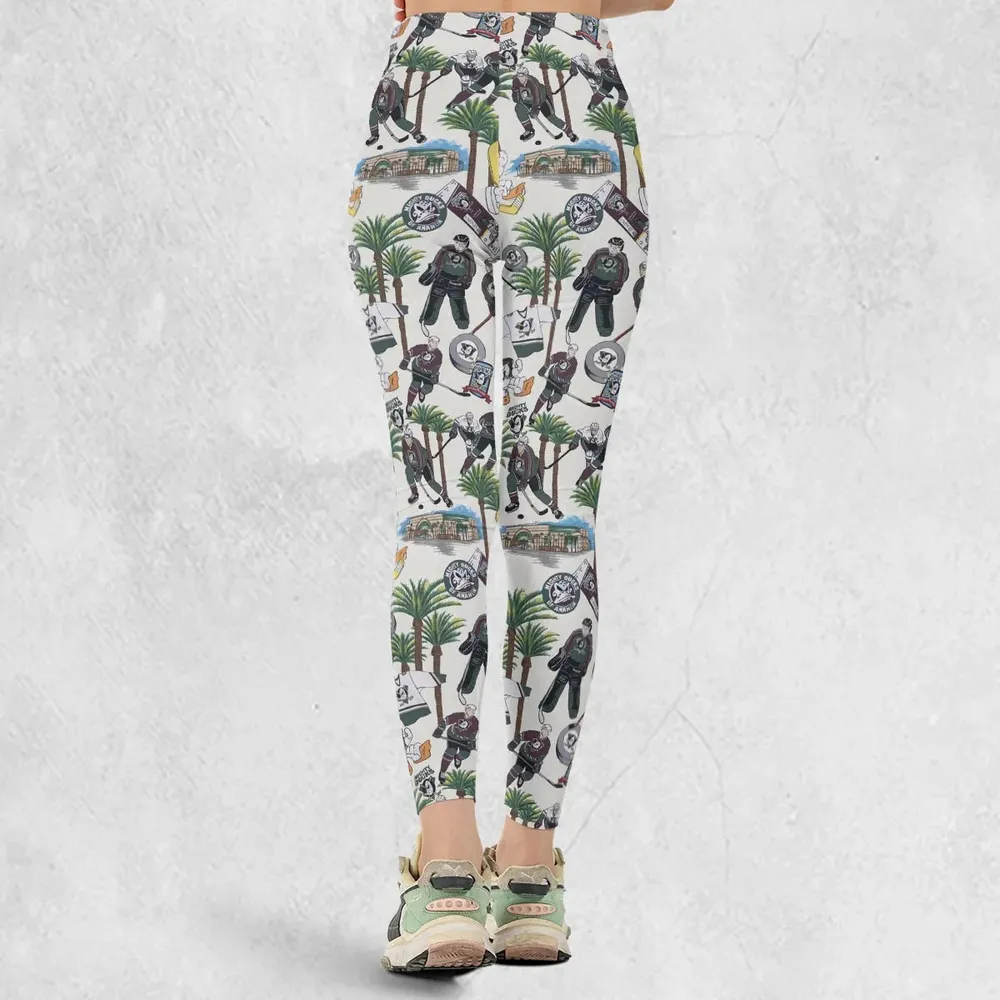 Hockey Mighty Ducks Players Legging - 3