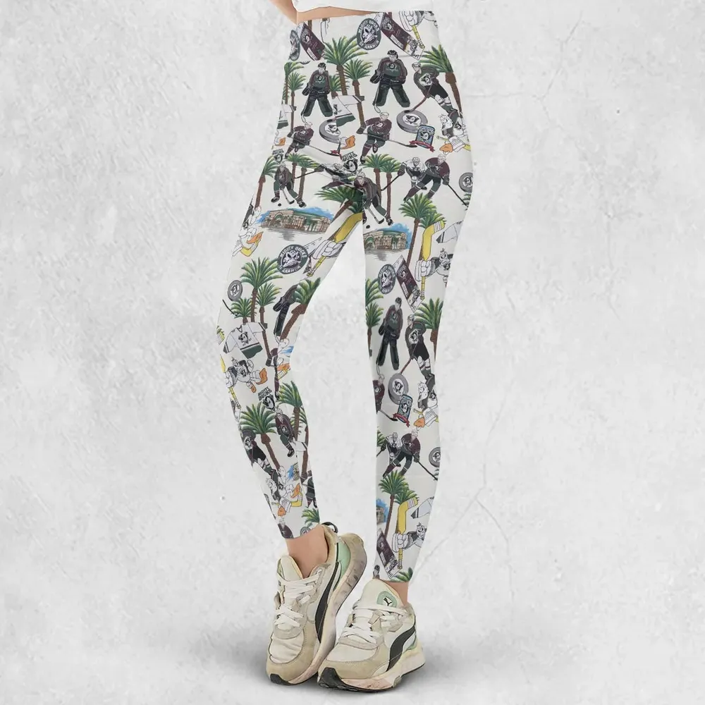 Hockey Mighty Ducks Players Legging - 2