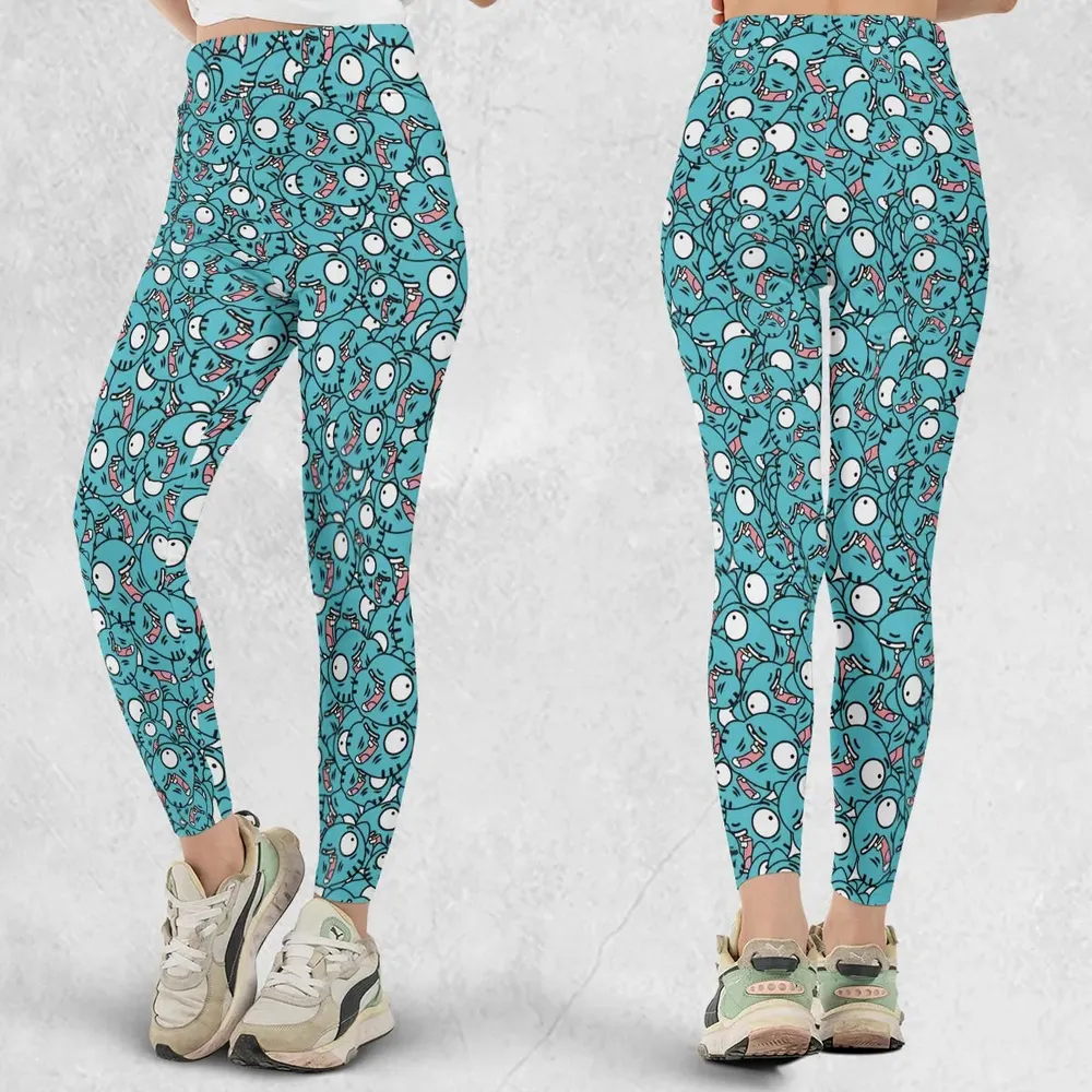Gumball Watterson Pattern Legging - 1