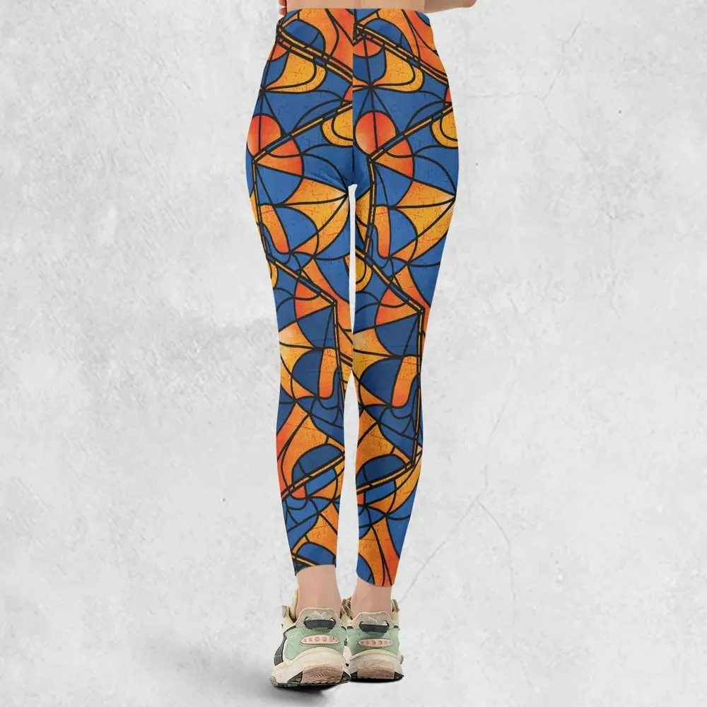 Stained Glass Star Trek Legging - 3