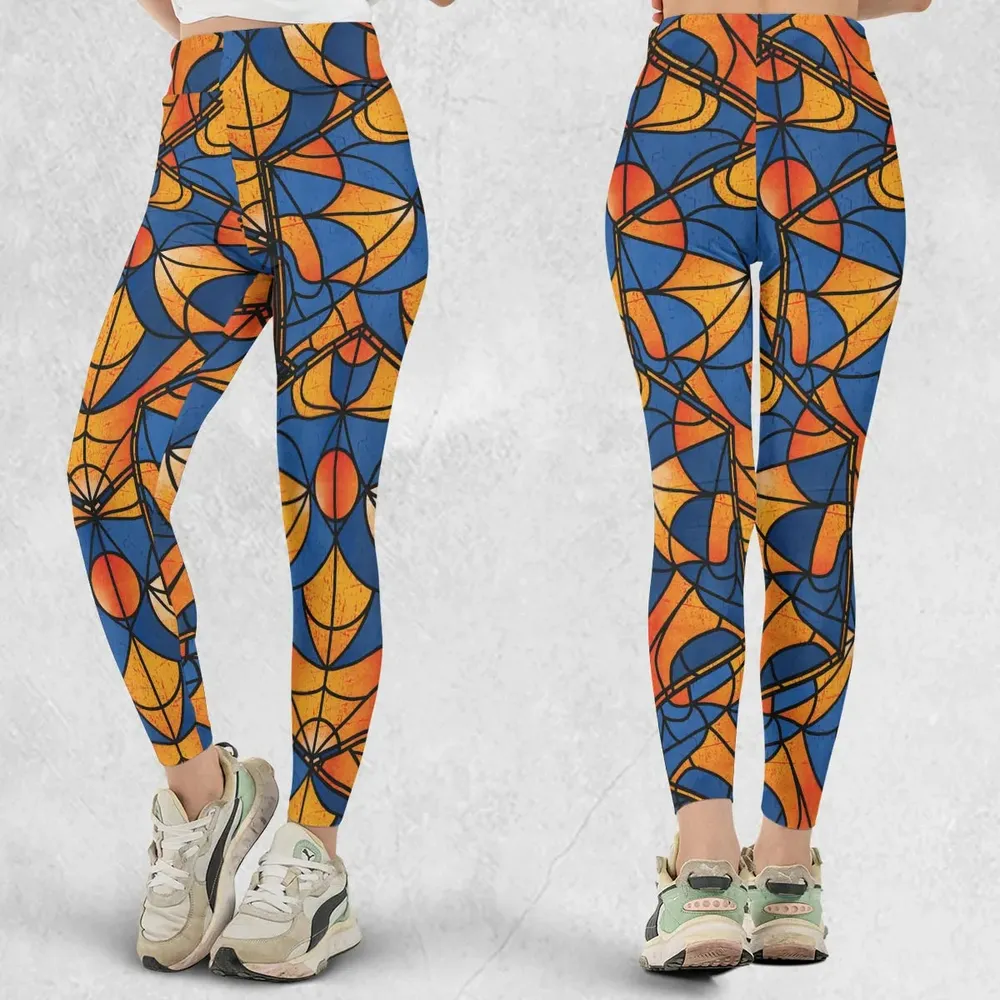 Stained Glass Star Trek Legging - 1