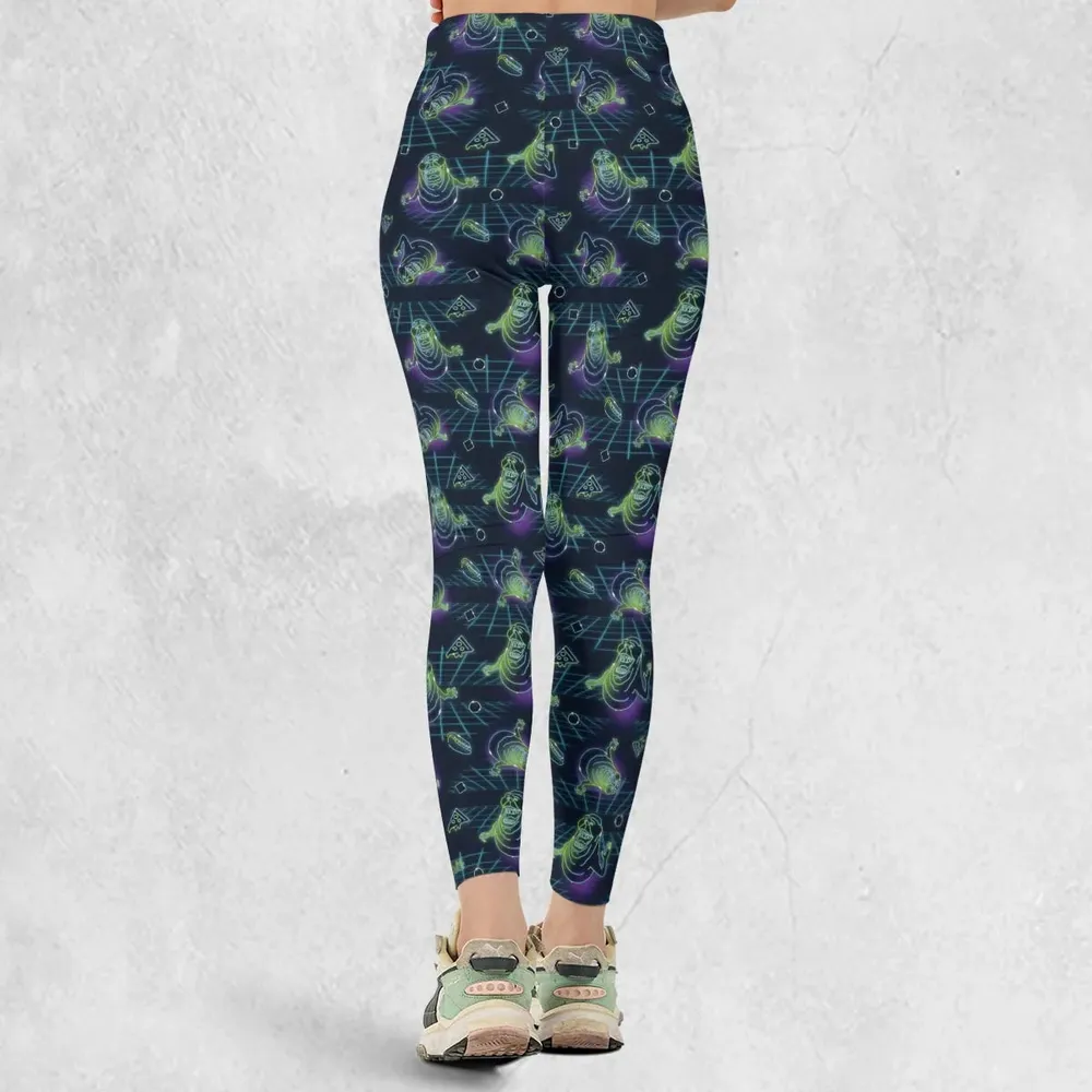 The Real Ghostbusters Slimer Classics Retro Legging - 3
