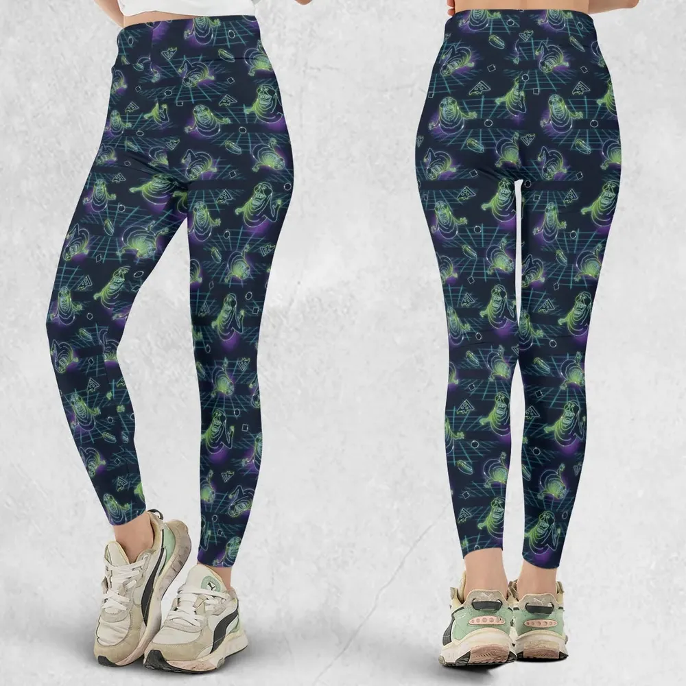 The Real Ghostbusters Slimer Classics Retro Legging - 1