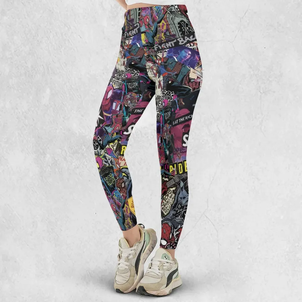 Spider-Punk Get Punked Across Spider-Verse Legging - 2