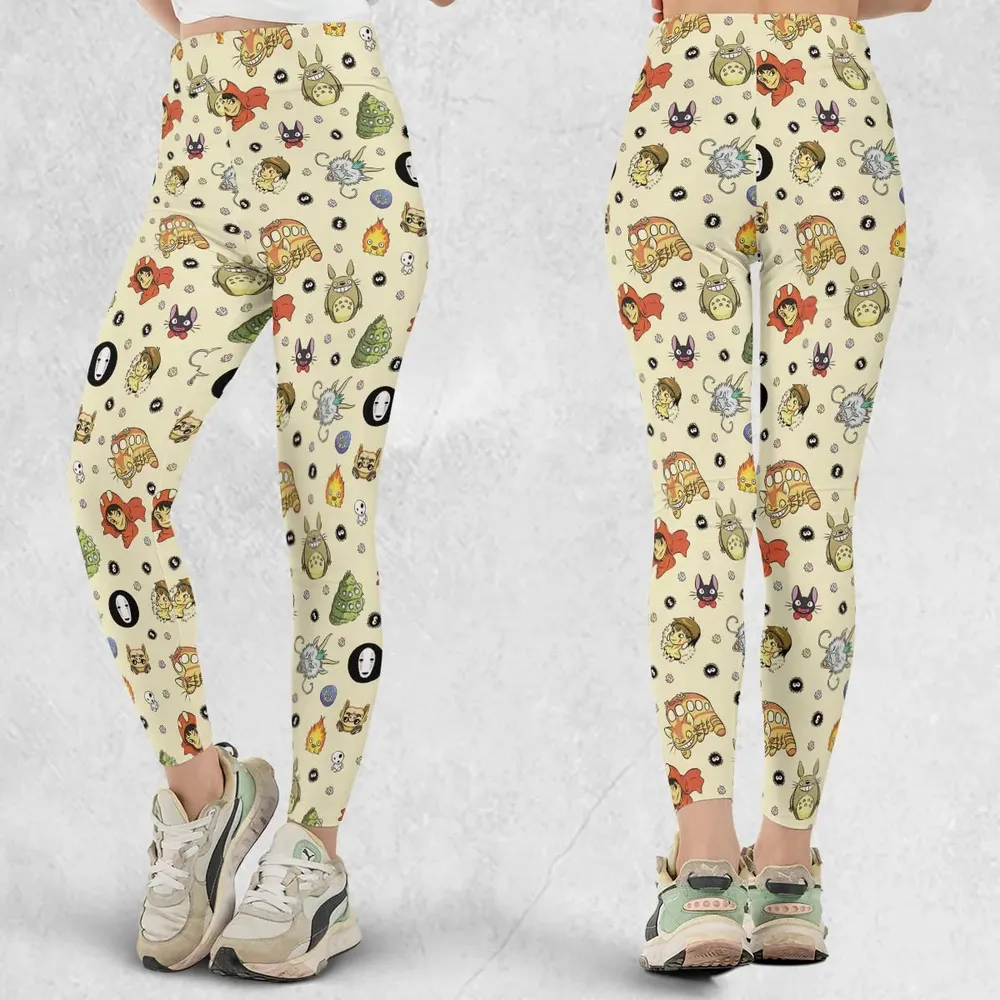 Ghiblipalooza Ghibli Themed Legging - 1