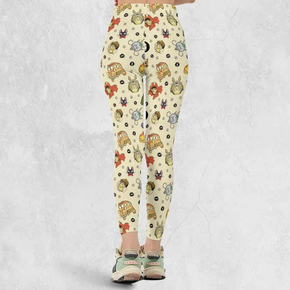 Ghiblipalooza Ghibli Themed Legging - 3