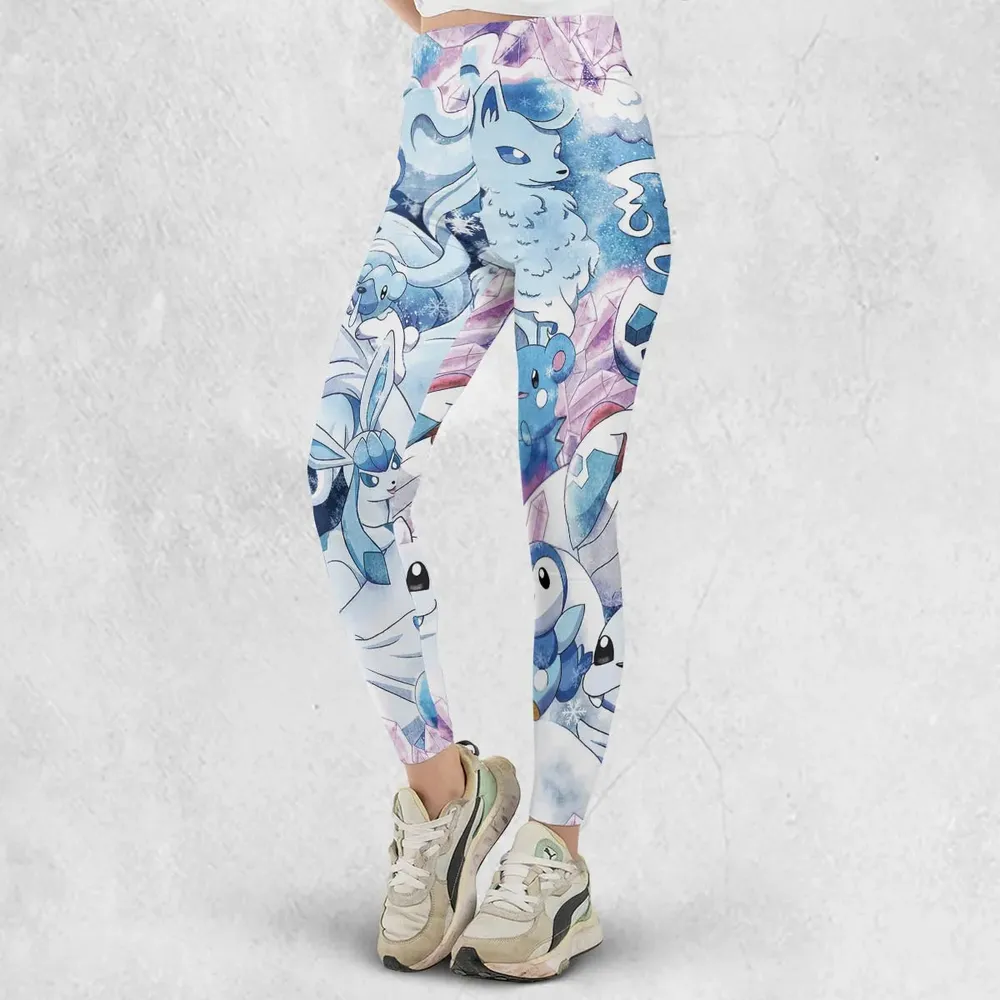 Winter Friends Pokemon Pattern Legging - 2