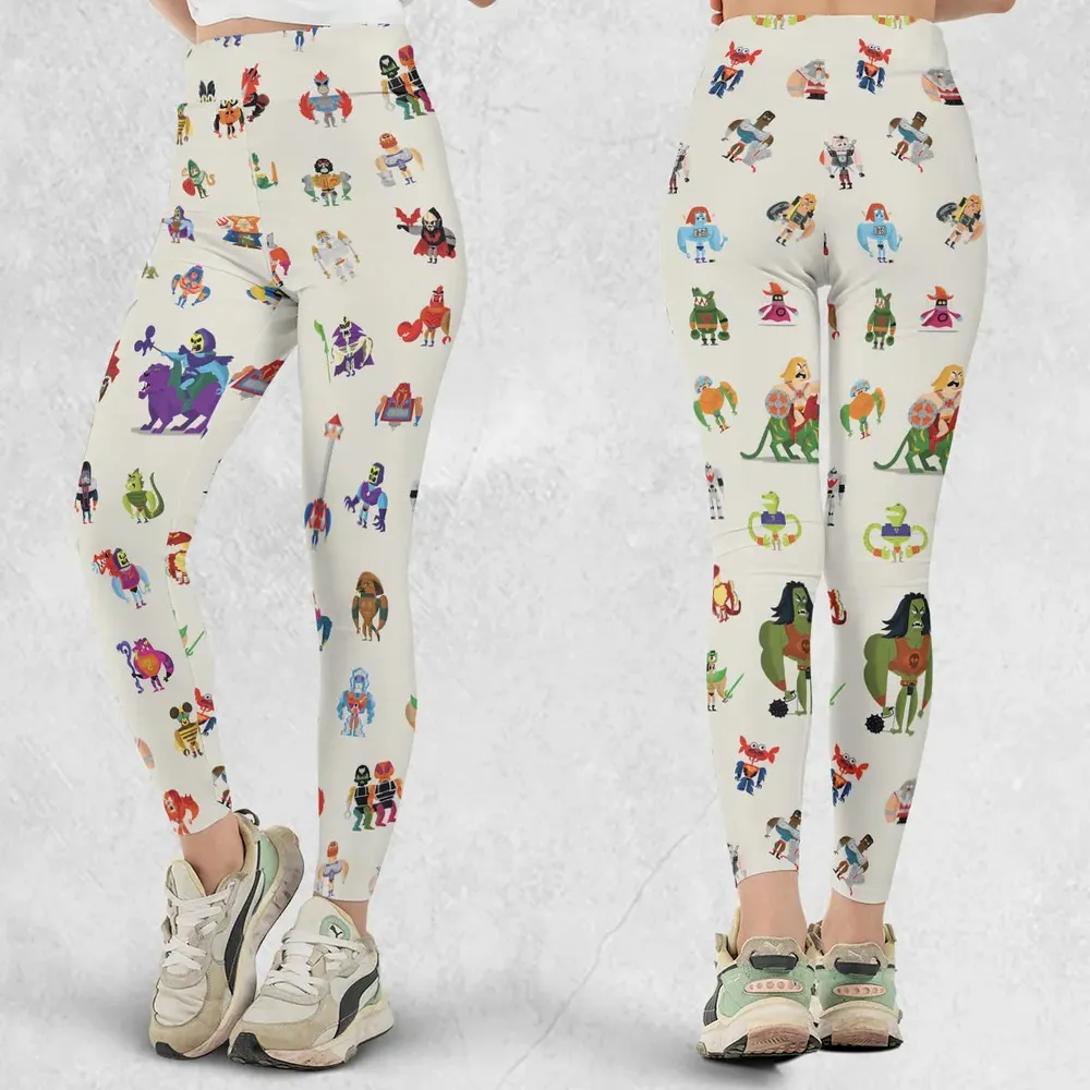 He-Man & Masters Of The Universe Characters Pattern Legging - 1