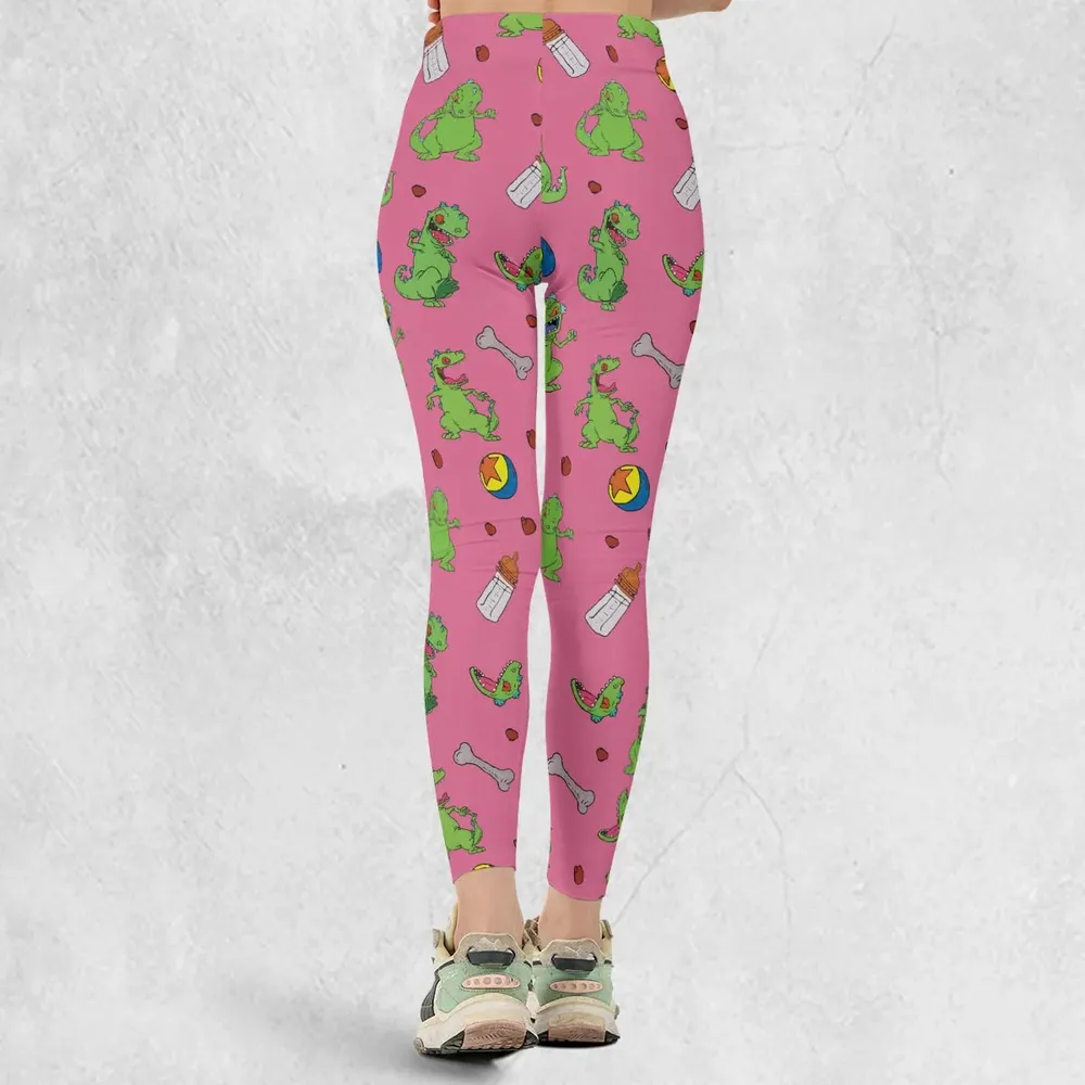 Rugrats Reptar Pattern Legging - 3