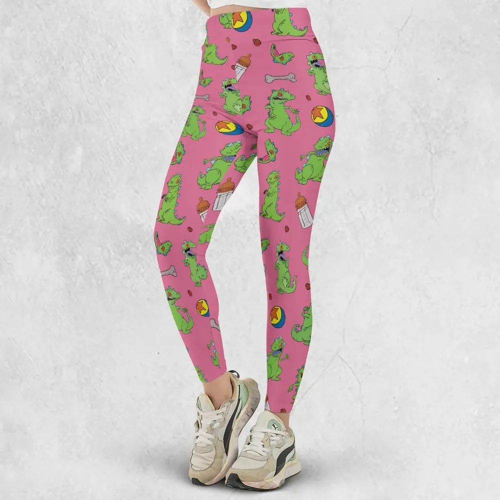 Rugrats Reptar Pattern Legging - 2