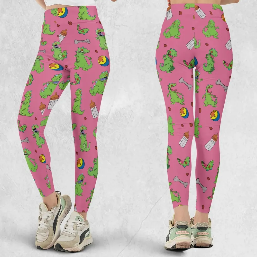 Rugrats Reptar Pattern Legging - 1