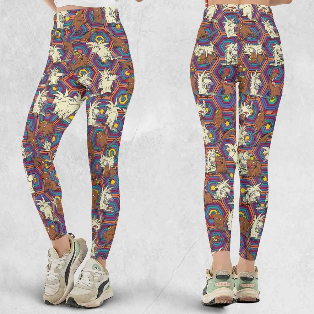 The Angry Beavers Pattern Legging - 1