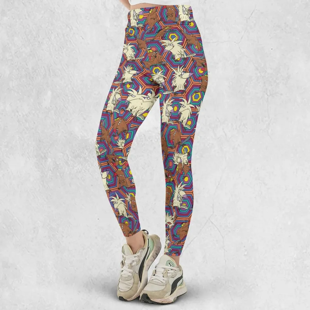 The Angry Beavers Pattern Legging - 2