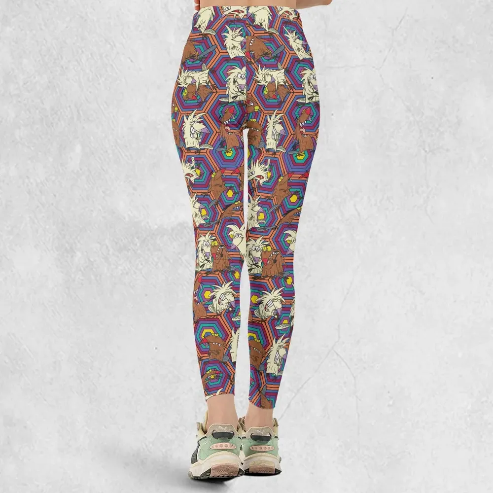 The Angry Beavers Pattern Legging - 3