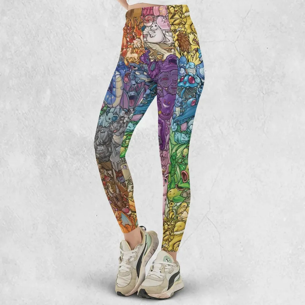 Rainbow Epic Pokemon Legging - 2