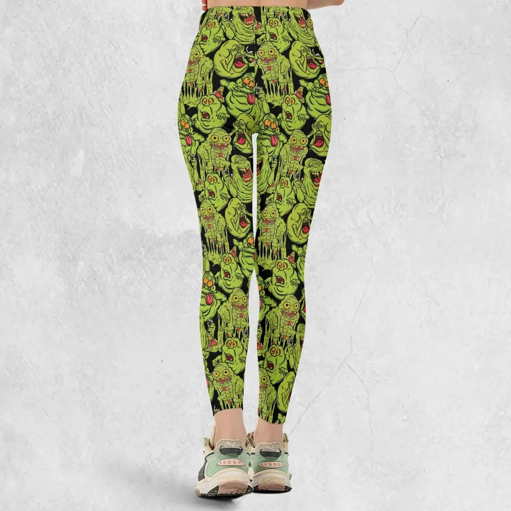 Funny Slimer Ghostbusters Legging - 3