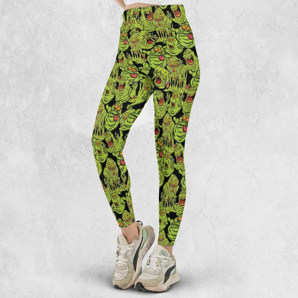 Funny Slimer Ghostbusters Legging - 2