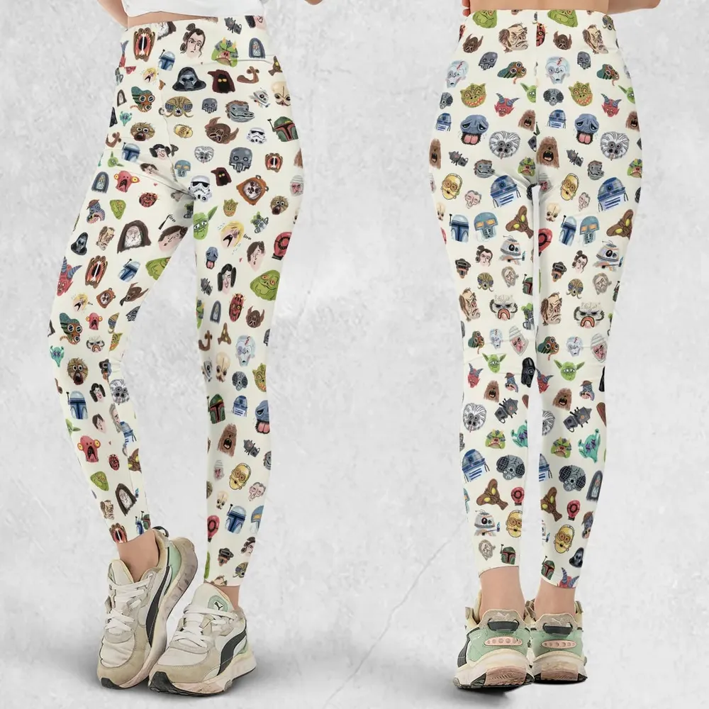 Star Wars Collage Pattern Legging - 1