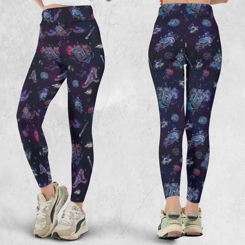 Tardis Doctor Who Seamless Legging - 1