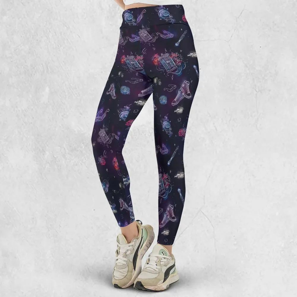Tardis Doctor Who Seamless Legging - 2